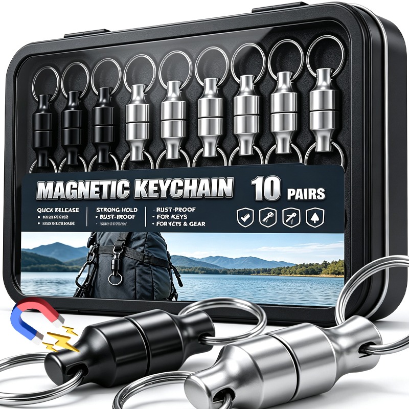 Chain Lock Combination - 2/20x Çıkarılabilir Anahtarlık Güçlü Mıknatıslı Anahtarlık